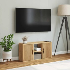 Armário para TV ODDA 79x24x40 cm Madeira maciça de pinho