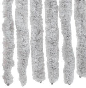 Cortina anti-insetos 100x230 cm chenille cinzento