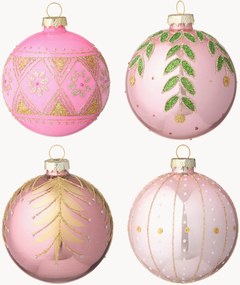 Bolas de Natal artesanais Seraphim, conjunto de 4