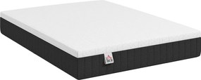 HOMCOM Colchão 140 x 190 cm, 25 cm de altura, espuma viscoelástica, molas ensacadas 7 zonas, firmeza média | Aosom Portugal