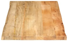 Tampo de mesa c/ borda viva 110x60x2,5 cm mangueira maciça