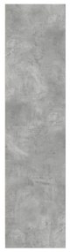 Roupeiro 30x50x200 cm derivados de madeira cinzento cimento