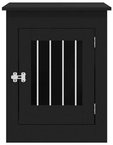 Móvel casota para cão 55x80x68 cm derivados de madeira preto