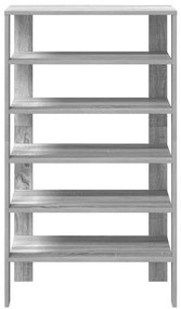 Sapateira 61x32x105 cm derivados de madeira cinzento sonoma