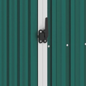 Abrigo de jardim 87x98x159 cm aço galvanizado verde