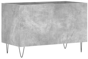 Armário p/ discos 74,5x38x48 cm derivados madeira cinza-cimento