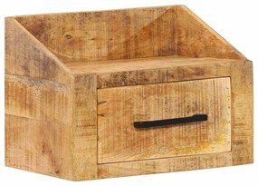 vidaXL Armário de Cabeceira com gaveta Castanho 40 x 30 x 30 cm