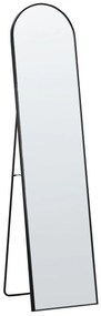 Espelho de pé preto 36 x 150 cm BAGNOLET Beliani