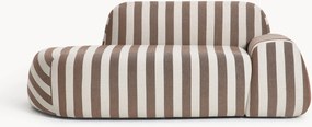 Chaise longue às riscas Wolke (2 lugares)