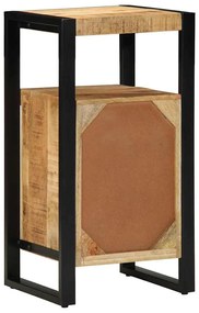 Armário de Banheiro 40x35x75 cm em Madeira Maciça Rústica de Mangueira