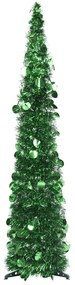 Árvore de Natal pop-up artificial 120 cm PET verde