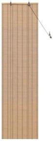 Persianas e Sombras de Janela Marrom Claro 60 x 220 cm Bambu