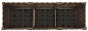 Canteiro elevado 120x40x38 cm polipropileno