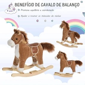 Cavalo de balanço para crianças acima de 36 meses Brinquedo de balanço