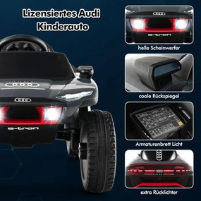 Carro elétrico infantil Caterpillar 12V, caminhão basculante para sentar com pá de areia, caçamba basculante e megafone