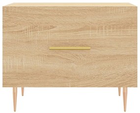 Mesa de centro 50x50x40 cm derivados de madeira carvalho sonoma