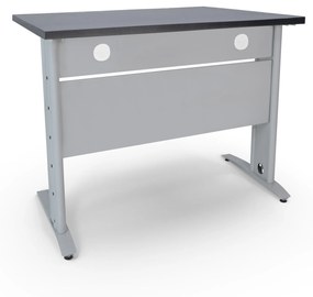 Secretária Escritório 1000x800 Soho Cinza / Preto – Soho