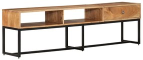 vidaXL Móvel de TV 160x30x45 cm madeira de acácia maciça