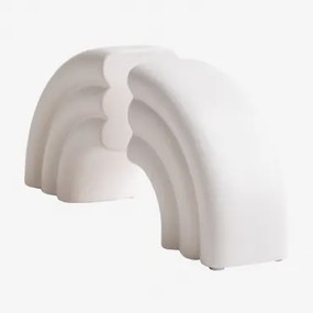 Suporte Para Livros Em Cimento Aldrin Branco - Sklum