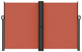 Toldo lateral retrátil 160x1200 cm terracotta