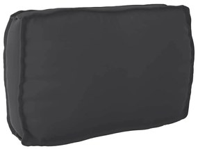 vidaXL Almofada de Palete para Encosto Preta 70 x 40 x 12 cm em Tecido Oxford