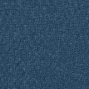 Cadeiras de jantar 2 pcs tecido azul