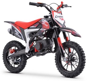 Mota cross Gasolina 50 cc para crianças Motors CROSS SX Vermelha