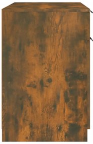 Secretária 100x50x75cm derivados de madeira cor carvalho fumado