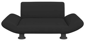 Cama para cães 70x45x28 cm tecido preto