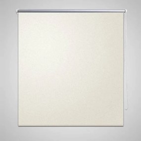 vidaXL Estore de rolo 140 x 230 cm, Branco escuro