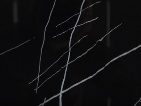 Mesa de centro efeito de mármore preto DELANO Beliani