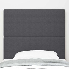 Cabeceira LED vidaXL Cinza Escuro 80 cm Tecido de Corduroy