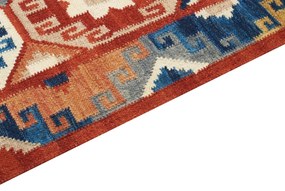 Tapete Kilim em lã multicolor 160 x 230 cm LUSARAT Beliani