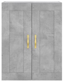 Armário alto 69,5x34x180 cm derivados de madeira cinza cimento