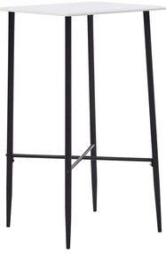 Mesa de bar 60x60x111 cm MDF branco