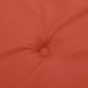 Almofadões cadeiras altas 2 pcs mesclado tecido vermelho
