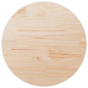 Tampo de mesa pinho maciço Ø90x2,5 cm