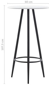 5 pcs conjunto de bar plástico preto