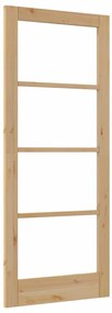 Porta Interior com Vidro "ORKDAL" 83x202x4 cm em Madeira de Pinho