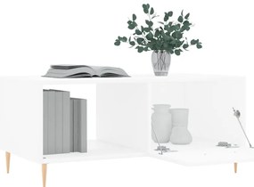 Mesa de centro 90x50x40 cm madeira processada branco