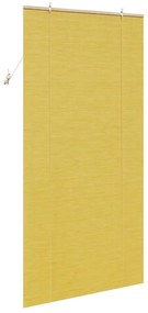 Persianas e Sombras de Janela Amarelo 120 x 220 cm Bambu