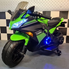 MOTO INFANTIL ELÉTRICA NINJA 12V VERDE