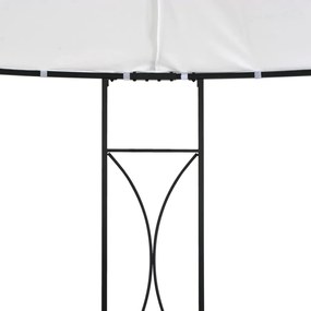 Gazebo redondo 300x290 cm branco