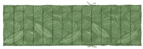 Almofadão p/ espreguiçadeira tecido oxford padrão folhas