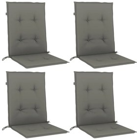 Almofadões lombares cadeiras 4pcs 100x50x4 cm mesclado tecido