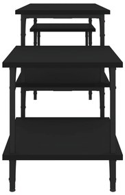 Móvel p/ TV 157x35x52 cm derivados de madeira preto