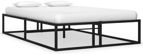 Estrutura de cama 120x200 cm metal preto