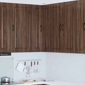 vidaXL Armário de Cozinha Kalmar Carvalho Marrom 57 x 57 x 100 cm