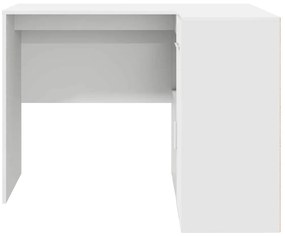 mesa de canto Branca 102x88x75 cm Madeira de Engenharia