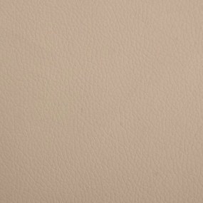 Cama para cães 70x45x30 cm couro artificial cappuccino